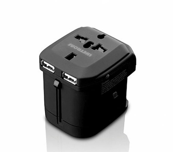 FG-2103-BK High Performance Dual-USB Travel Adaptor